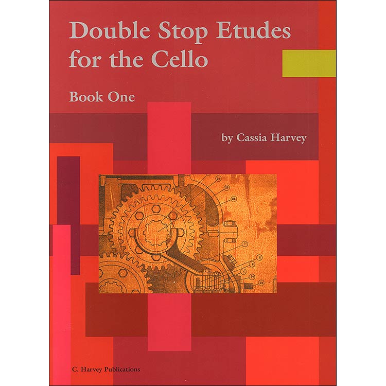 Double Stop Etudes for the Cello, book 1; Cassia Harvey (C. Harvey Publications)