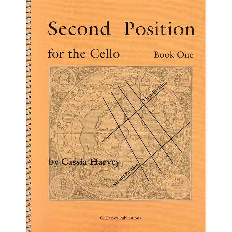 Second Position for the Cello, book 1; Cassia Harvey (C. Harvey Publications)