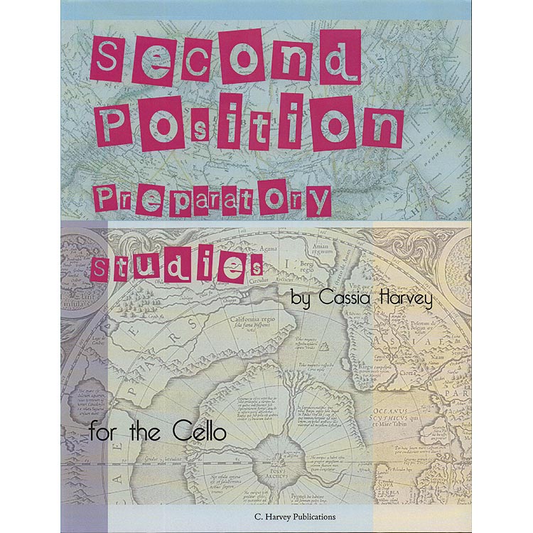 Second Position Prep Studies for cello; Cassia Harvey (C. Harvey Publications)