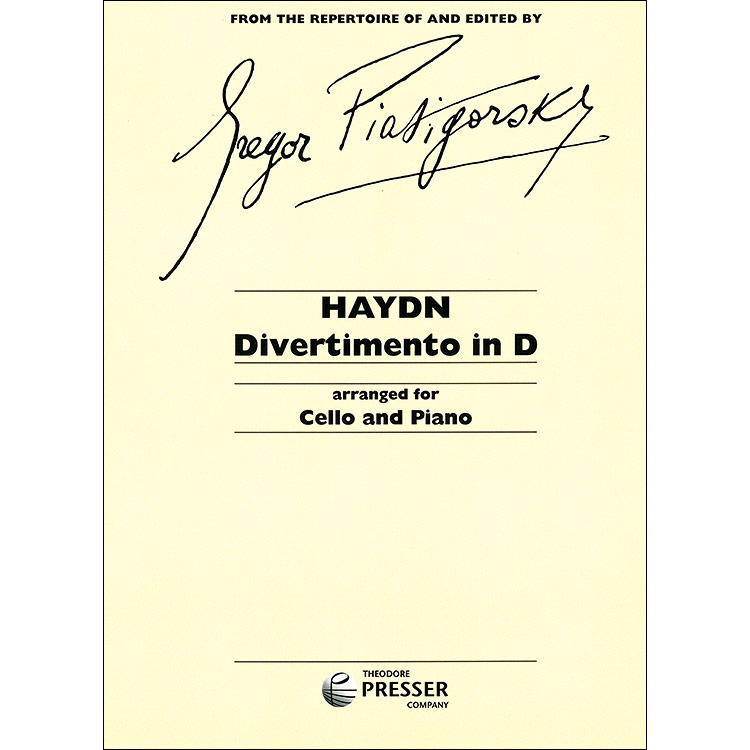 Divertimento in D Major for cello and piano (Piatigorsky); Joseph Haydn