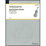 Three Easy Pieces, cello and piano; Paul Hindemith