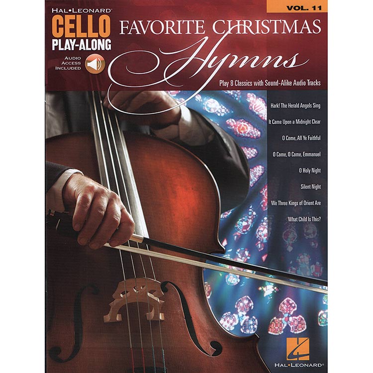 Favorite Christmas Hymns for cello, with online audio access; Various (Hal Leonard)