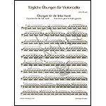Daily Studies for the Left Hand, volume  1, cello; Klengel
