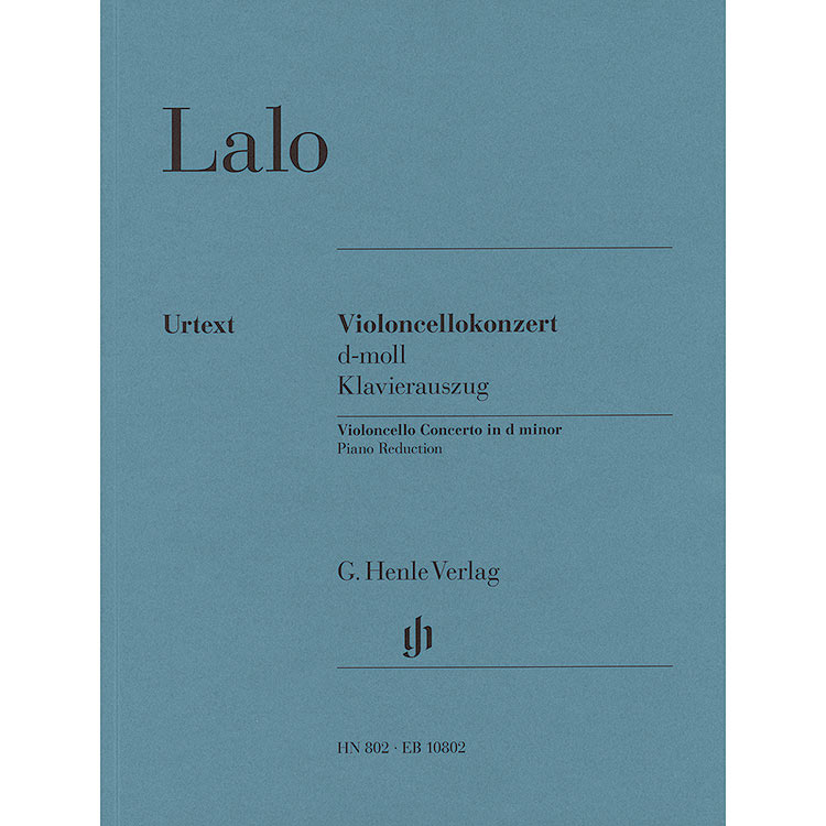 Concerto in D Minor, cello and piano (urtext); Eduard Lalo (G. Henle Verlag)