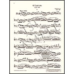 Six Caprices for cello, op. 109 (with cello 2 ad lib.); Sebastian Lee (Edition Schott)