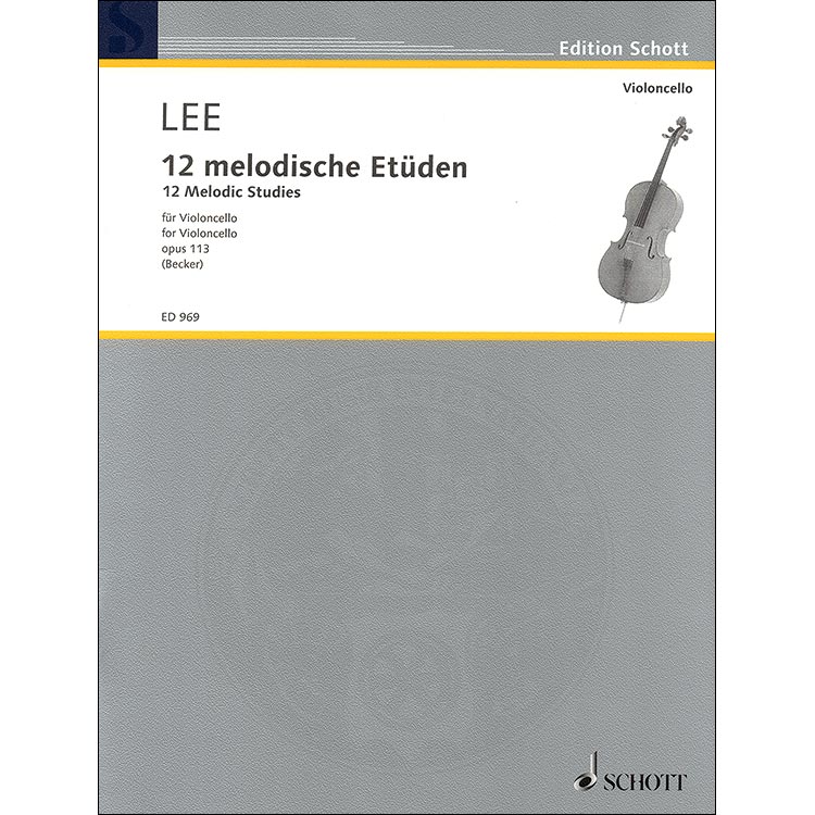 Twelve Melodic Studies, op. 113, cello; Sebastian Lee