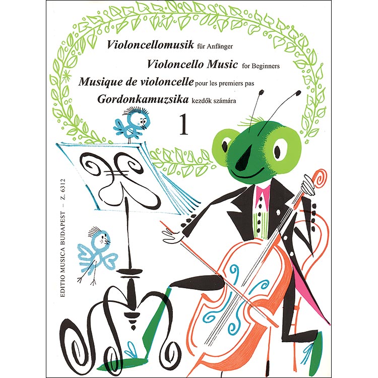 Violoncello Music for Beginners, book 1; Lengyel/Pejtsik (Editio Musica Budapest)