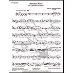 Sonata No 4, op.108 for cello & piano; Liebermann (TP)