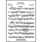 Six Sonatas, op. 2, for Cello or Double Bass; Benedetto Marcello (G. Schirmer)