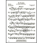 Six Sonatas, op. 2, for Cello or Double Bass; Benedetto Marcello (G. Schirmer)