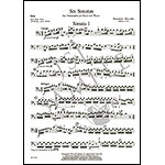 Six Sonatas, op. 2, for Cello or Double Bass; Benedetto Marcello (G. Schirmer)
