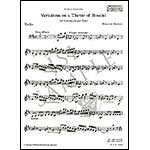Variations on a Theme of Rossini; Bohuslav Martinu (Boosey & Hawkes)