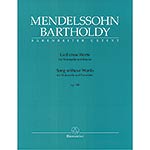 Song without Words, op. 109, cello and piano (urtext); Felix Mendelssohn Bartholdy (Barenreiter)
