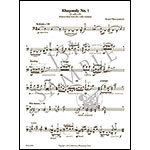 Rhapsody No. 1 for solo cello; Jessie Montgomery
