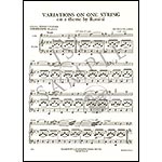 Variations on One String, from Rossini's 'Moses', cello and piano; Nicolo Paganini