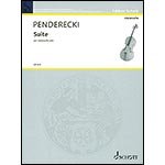 Suite for solo cello; Krzysztof Penderecki
