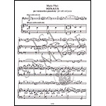 Sonata for cello and piano; Mario Pilati (G. Ricordi)