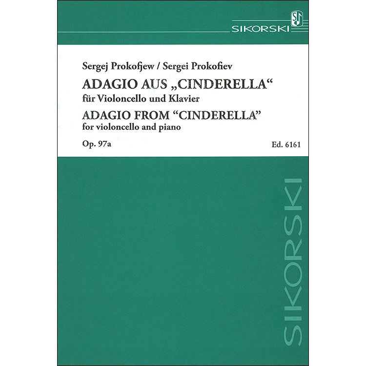 Adagio from "Cinderella" for cello and piano; Sergei Prokofiev
