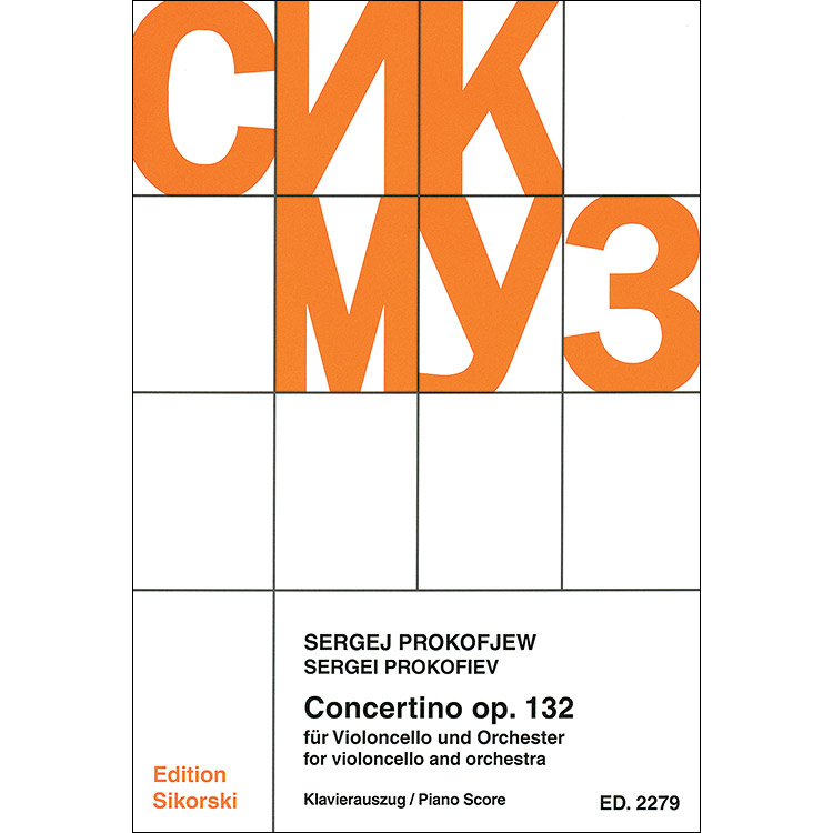 Concertino in G Minor, op. 132; Sergei Prokofiev (Sikorski)