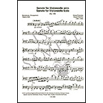 Sonata for Violoncello Solo, op. 134; Sergei Prokofiev (Edition Sikorski)