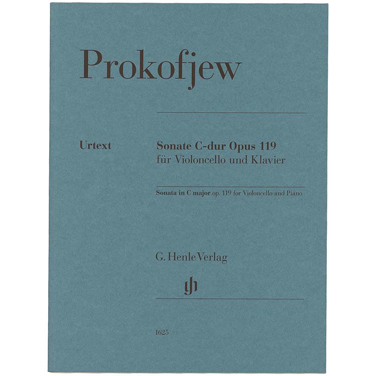 Sonata, Op.119 for cello and piano (urtext); Sergei Prokofiev