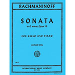 Sonata in G Minor, op. 19, cello and piano (Rose); Sergei Rachmaninoff (International)