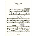 Vocalise, op. 34, no. 14, Cello; Rachmaninoff (Int)