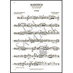 Kaddisch (from Two Hebrew Songs) for cello and piano; Maurice Ravel