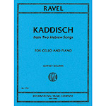Kaddisch (from Two Hebrew Songs) for cello and piano; Maurice Ravel
