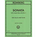 Sonata in B-flat Major, opus 43, no. 1 for cello and piano (edited by Jeffrey Solow); Bernhard Romberg (International Music Company)