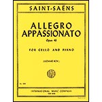 Allegro Appassionato, op. 43, cello and piano (Rose); Camille Saint-Saens