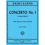 Concerto no. 1 in A Minor, op. 33, cello and piano (Rose); Camille Saint-Saens (International)