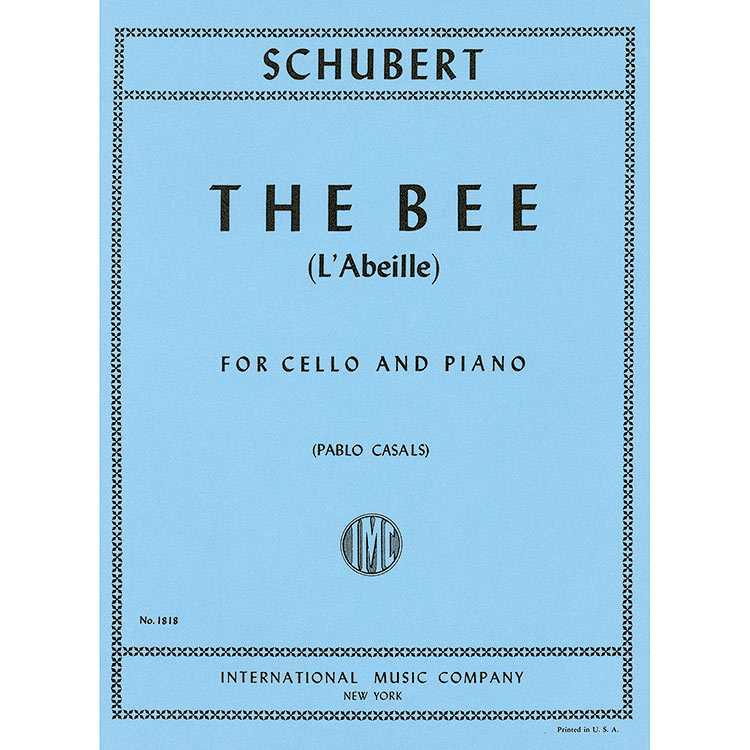 The Bee (L'Abeille), cello and piano; Francois Schubert (International)