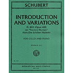 Introduction and Variations, D. 802 (opus 160) for cello and piano; Franz Schubert (International)
