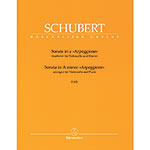 Sonata in A Minor, D.821 ''Arpeggione'' for cello and piano (urtext); Franz Schubert