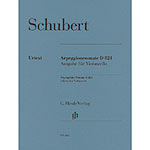 Sonata in A Minor, D.821 ''Arpeggione'' for cello and piano (urtext); Franz Schubert
