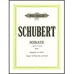 Sonata "Arpeggione" in A Minor for cello and piano; Franz Schubert (C. F. Peters)