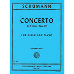 Concerto in A Minor, op. 129, cello and piano; Robert Schumann (International)