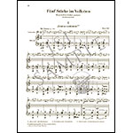 Five Pieces in Folk Style, Op.102 for cello and piano (urtext); Robert Schumann