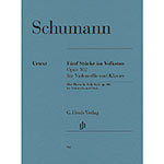 Five Pieces in Folk Style, Op.102 for cello and piano (urtext); Robert Schumann