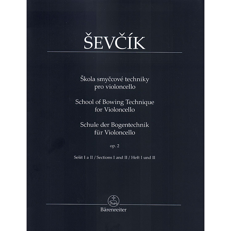 School of Bowing Technique, opus 2, books 1-2; Otakar Sevick (Barenreiter)