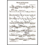 Theme and Variations for solo cello; Jean Sibelius