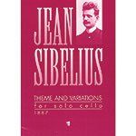 Theme and Variations for solo cello; Jean Sibelius
