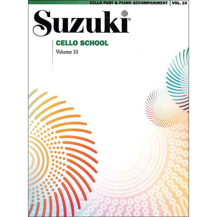 Suzuki Cello School, volume 10 (with piano accompaniment)