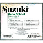 Suzuki Cello School, Volumes 1-2 CD - Revised Edition