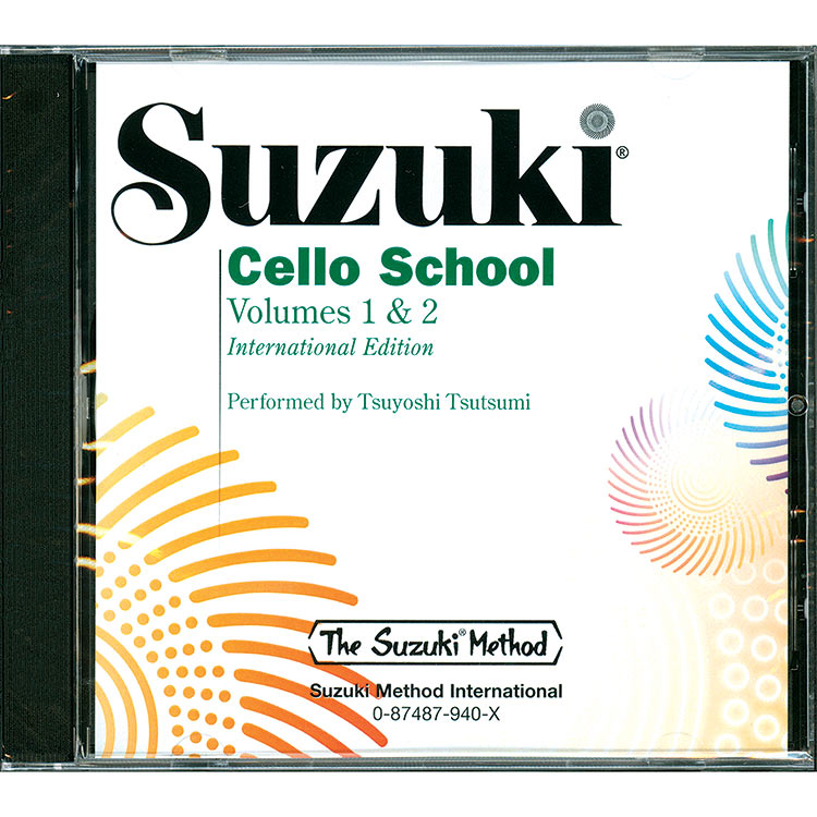 Suzuki Cello School, Volumes 1-2 CD - Revised Edition