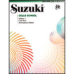 Suzuki Cello School, Volume 1, book with CD - International Edition