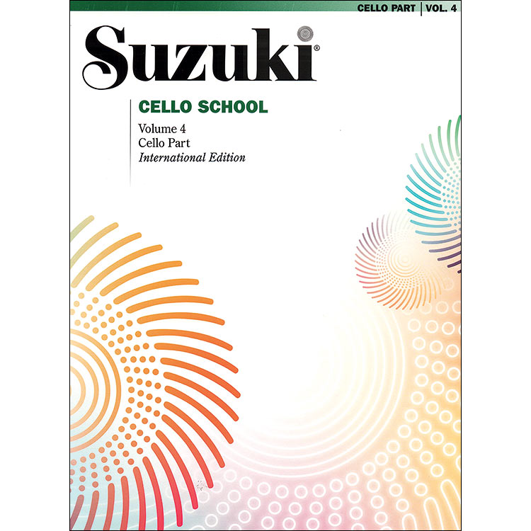 Suzuki Cello School, Volume 4 - International Edition