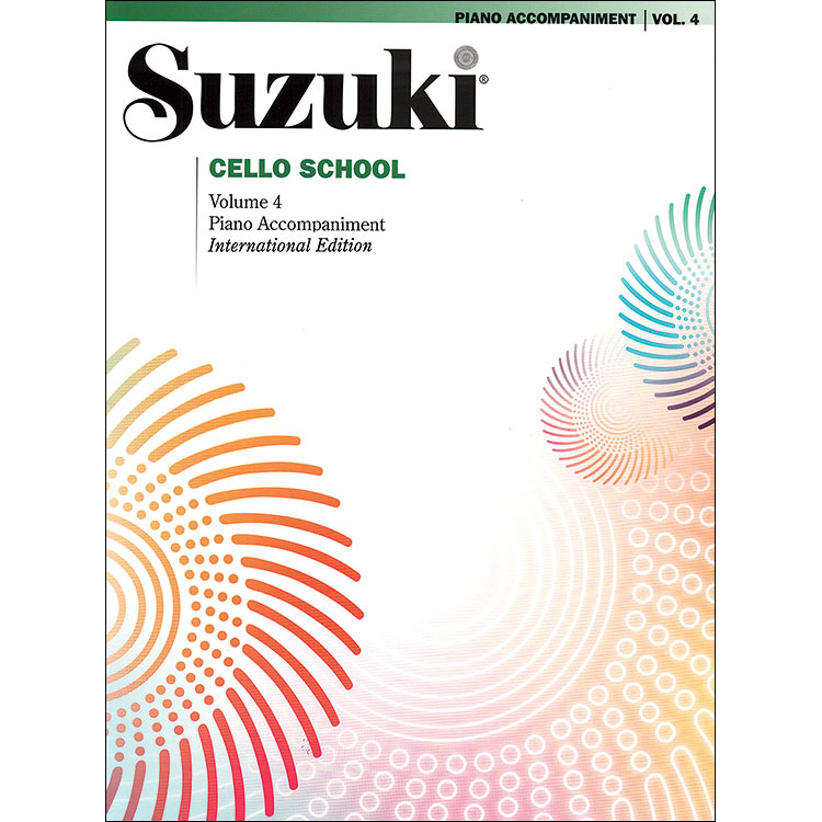 Suzuki Cello School, Volume 4, Piano accompaniment - International Edition