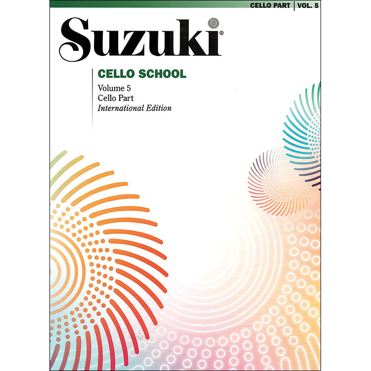 Suzuki Cello School, Volume 5 - International Edition